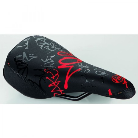 SELLE GES ENFANT BMX FIX NOIRE/ROUGE - A260S30 - 8435274942541