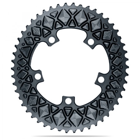 PLATEAU ABSOLUTE BLACK OVALE 50D 110 BCD 5 BR.2x9-11V ALU GR - ROV50/5GR - 5110846001477