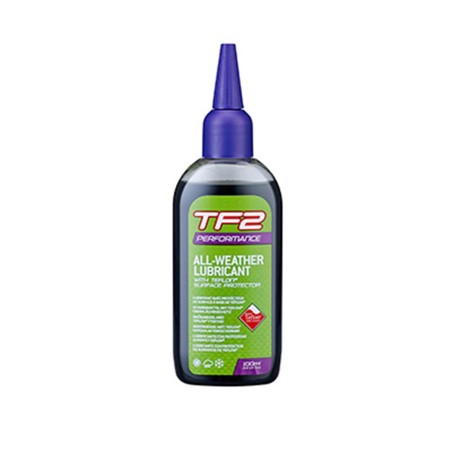 LUBRIFIANT VELO WELDTITE TF2 PERFORMANCE TOUTES CONDITIONS AU TEFLON POUR CHAINE (100ml) ALL WEATHER