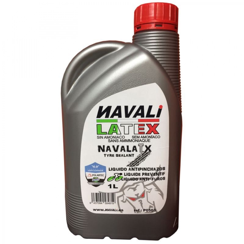 LIQUIDE SCELLANT NAVALI LATEX ANTI-CREVAISON 1 LITRE - P0503 - 8437094584819