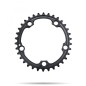 PLATEAU AB.BLACK OVALE 34D 110 BCD 5 BR.SRAM 2x9-11V ALU NR - ROVSR34/5BK - 5110846001491