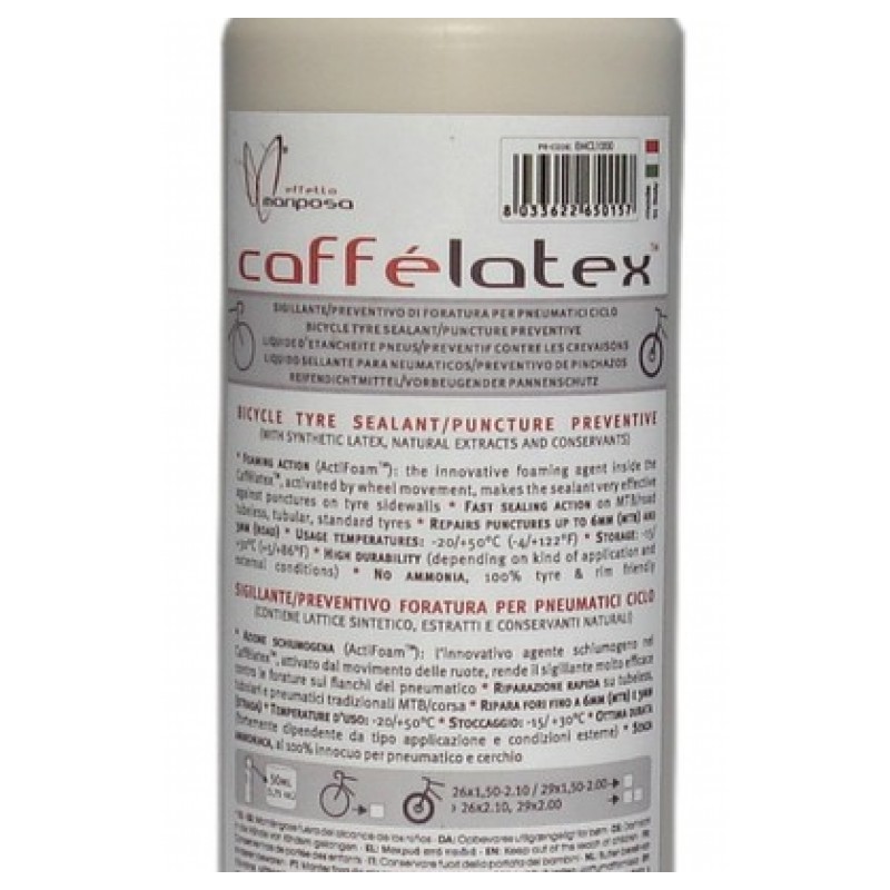 PRODUIT D'ÉTANCHÉITÉ PNEU CAFFELATEX RECHARGE 250 ML - 302230005 - 7640164680088