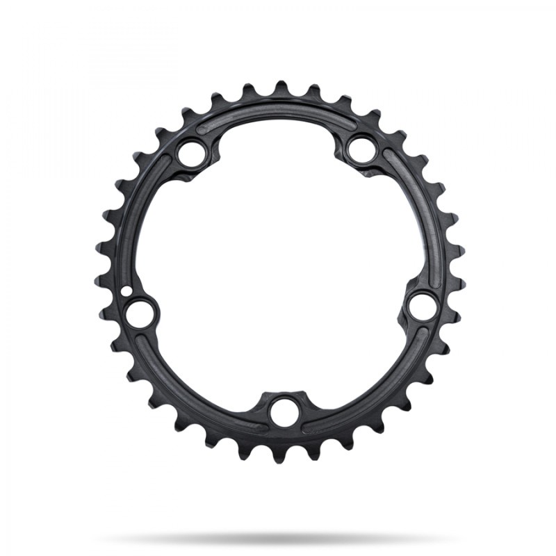 PLATEAU AB.BLACK OVALE 36D 110 BCD 5 BR.SRAM 2x9-11V ALU NR - ROVSR36/5BK - 5110846001507
