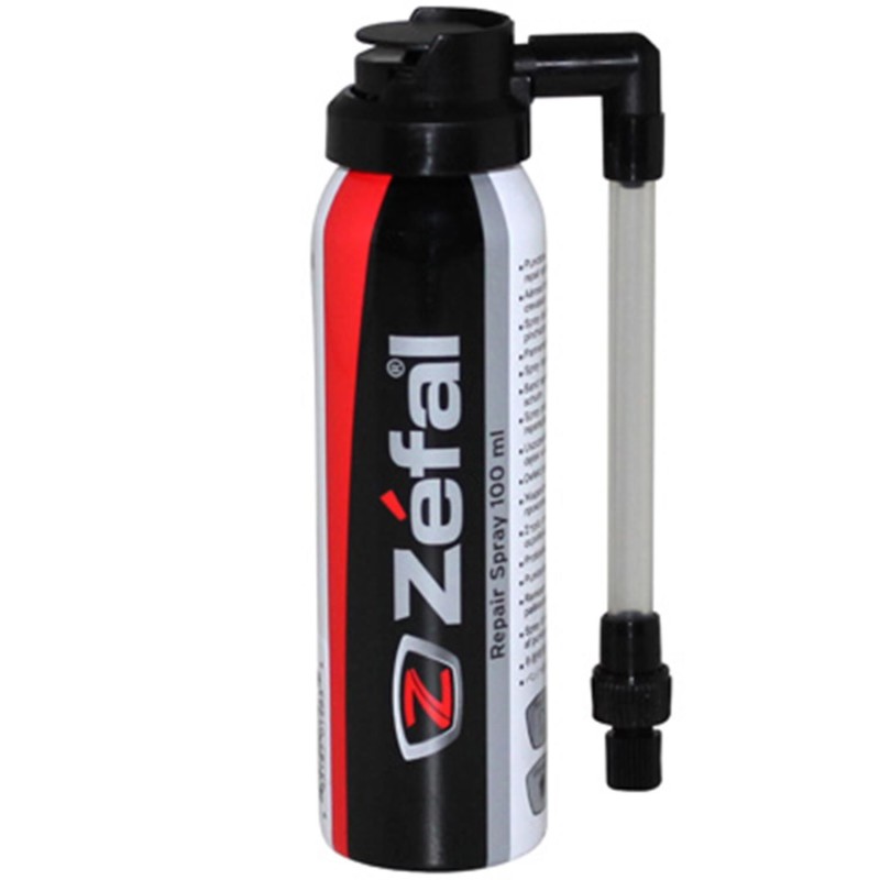 BOMBE ANTI-CREVAISON ZEFAL POUR PNEU VTT TUBELESS-TUBETYPE PRESTA-SCHRADER (100ml)