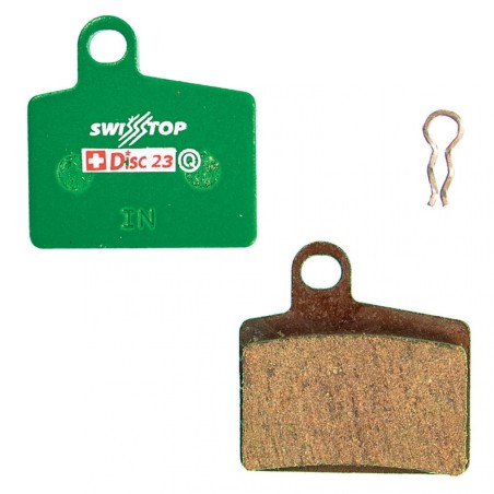JEU DE PLAQUETTES DE FREIN ORGANIQUES SWISSSTOP DISC 23 - P100001426 - 7640121220739