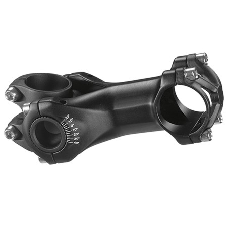POTENCE REGLABLE AHEAD SET 1''1/8 L100 ERGOTEC SWELL R ECO ALU NOIR -20/ 40° (CINTRE 31.8)