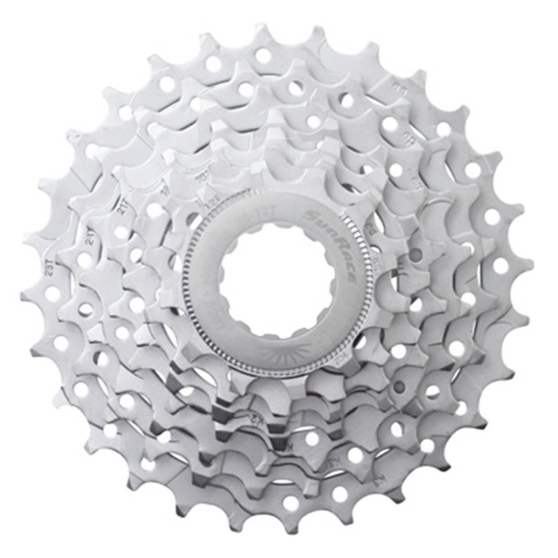 Cassette  7v. Sunrace 12-28 m63 pour Shimano/Sram nickel