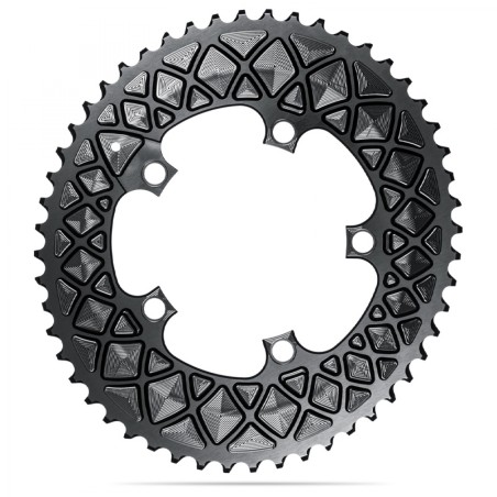 PLATEAU AB.BLACK OVALE 52D 110 BCD 5 BR.SRAM 2x9-11V ALU NR - ROVSR52/5BK - 5110846001521