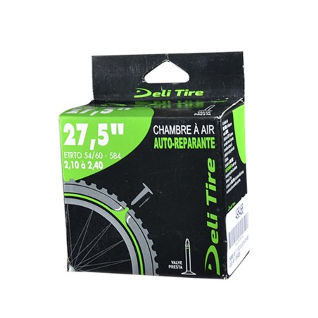 CHAMBRE A AIR VELO 27.5" X 2.10-2.40 (54/60-584) VP DELI TIRE ANTI-CREVAISON