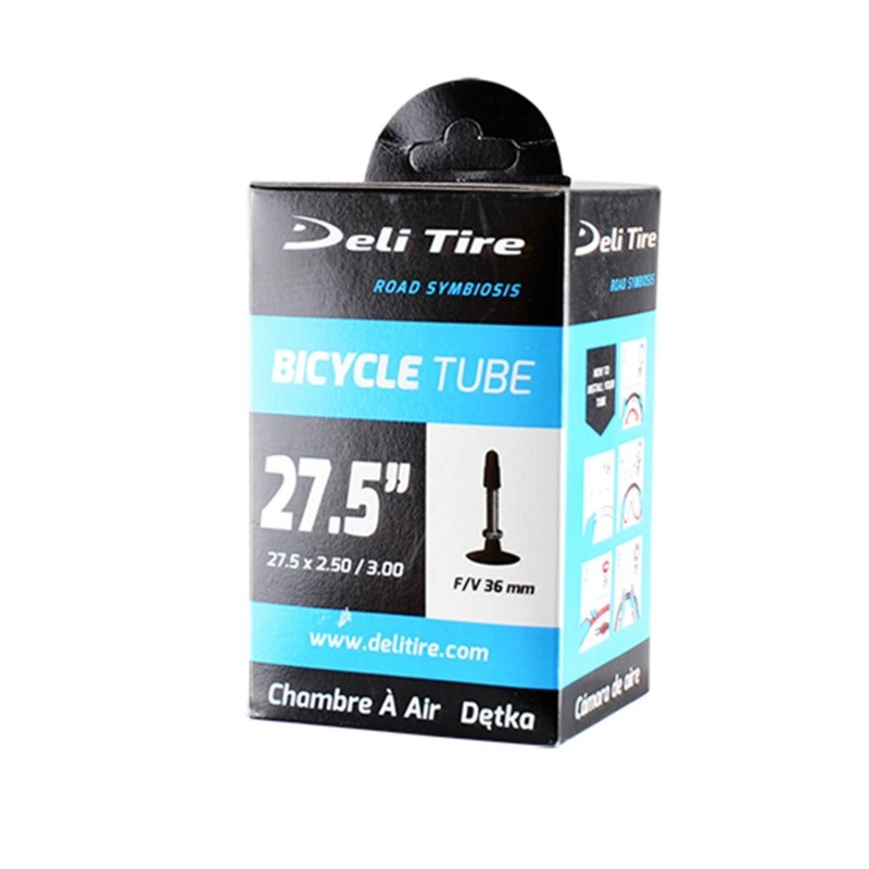 CHAMBRE A AIR VTT DELI 27.5x2.50/3.00 VP CHAMBRE A AIR VTT DELI 27.5x2.50/3.00 VP