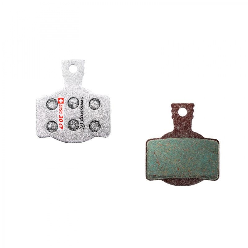 JEU DE PLAQUETTES DE FREIN ORGANIQUES SWISSTOP DISC 30 E - P100003793 - 7640121222504