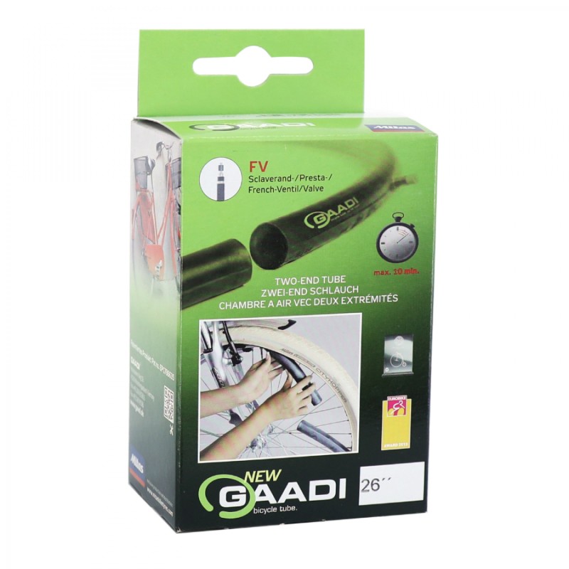 CHAMBRE À AIR GAADI 26x1.90-2.10 VALVE PRESTA 47 mm
