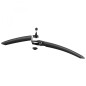 GARDE BOUE VTT AV 26''-27.5"-29" POLISPORT CROSS MUD-PRO NOIR DOUBLE FINITION MAT-BRILLANT REGLABLE POUR FOURCHE TELESCOPIQUE