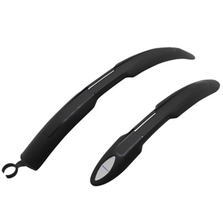 GARDE BOUE VTT AV AR 26" POLISPORT COLORADO NOIR POUR V-BRAKE LARGEUR 60mm (PAIRE)