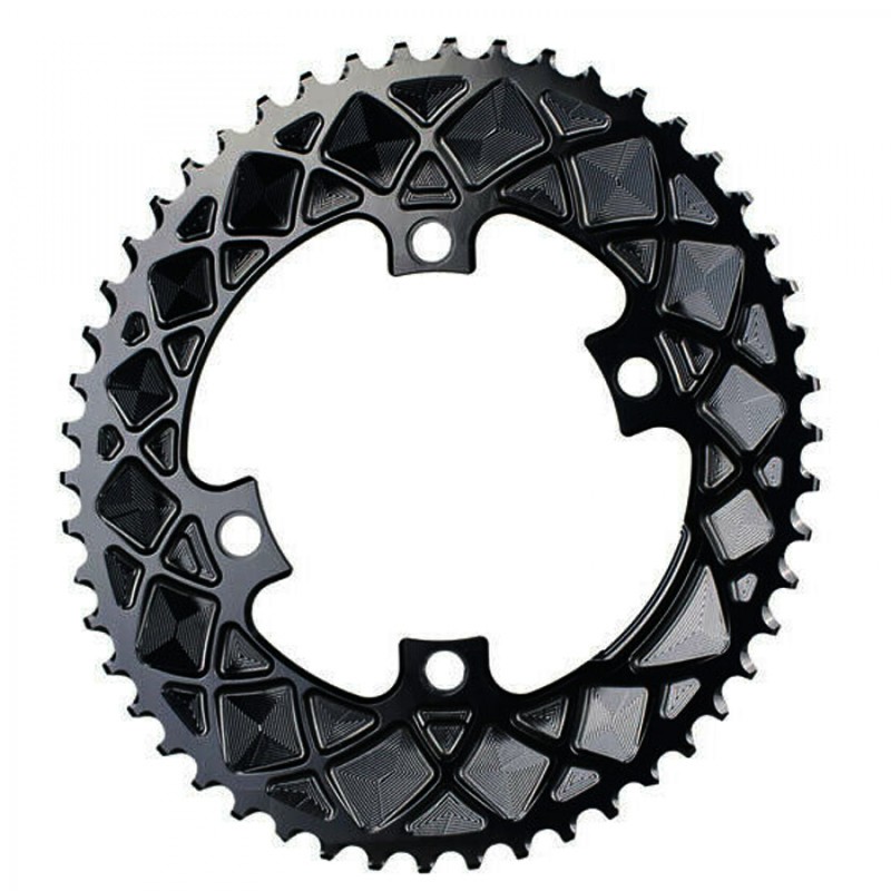 PLATEAU OV.AB.BLACK 50D 110 BCD 4 BR.ASYM.SH.2x9-11V ALU NR - ROV50/4BK - 5110846001606