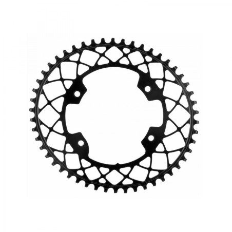 PLATEAU ABS.BLACK 50D 110BCD 4BR.ASY.GRAVEL SH.1x10-12V AL.N - GROV50/110/4BK - 5110846003709