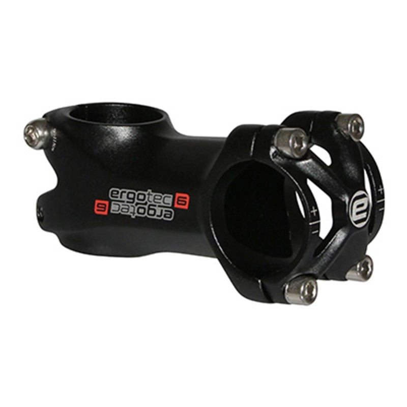 POTENCE VTT ERGOTEC PIRANHA ALU NOIR 31.8 L 70mm   --6°POUR FOURCHE 1"1-8 (HOMOLOGUE NIVEAU 6)