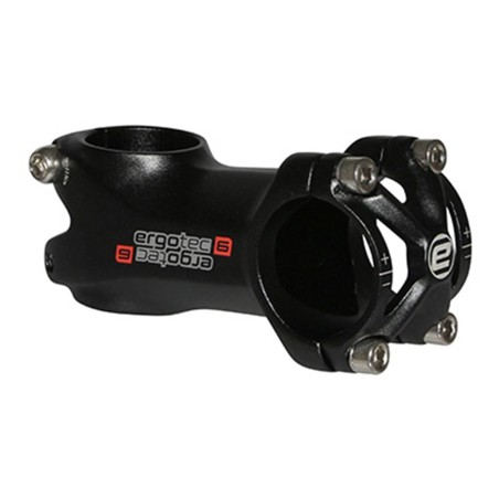 POTENCE VTT ERGOTEC PIRANHA ALU NOIR 31.8 L 70mm   --6°POUR FOURCHE 1"1-8 (HOMOLOGUE NIVEAU 6)