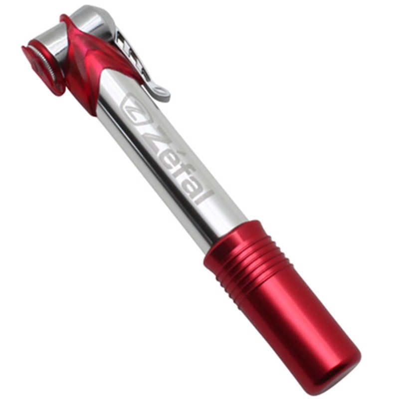 Pompe mini route-vtt Zefal micro alu rouge 7bars l165mm vp-vs 88g