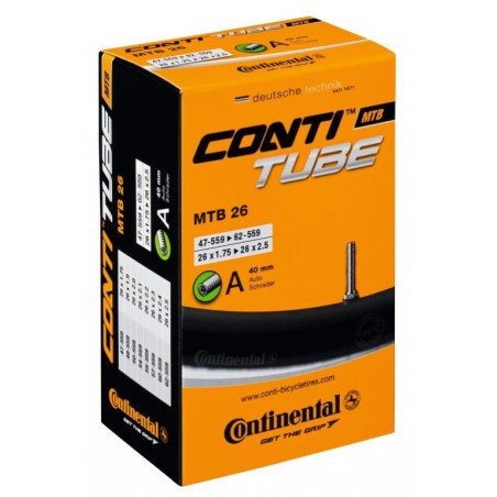 CHAMBRE À AIR CONTINENTAL VTT 26x1.75-2.40''LIGHT V.SCHRADER