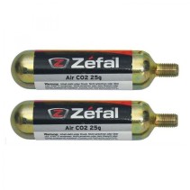 BLISTER 2  CARTOUCHES AIR ZEFAL CO2 25 g  À VISSER - 4250D - 3420584251006