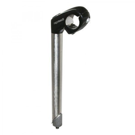 POTENCE ROUTE-VTT A PLONGEUR 22,2 NOIR L 40mm POUR CINTRE 25.4mm (LONGUEUR PLONGEUR 230mm)