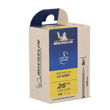 MICHELIN CHAMBRE A AIR C4 AirStop 26?? VALVE PRESTA 48MM