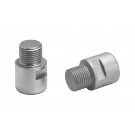 PROLONGATEUR AXE DE PÉDALE ERGOTEC GAUCHE/DROIT INOX ARGENT - 6019001 - 4016538105656
