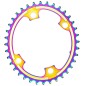 PL.AB.BL.OV.36D 110 BCD 4 B.ASYM.SH.9100/8000 ALU ARCENCIEL - ROV91/36/4RB - 5110846005000