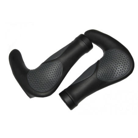 J.POIGNÉES ERGOTEC OSLO VTT KRATON/GEL 147mm D.22mm NE/GRIS - 61535001 - 4016538075799