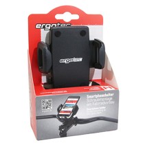SUPPORT TELEPHONE-SMARTPHONE ERGOTEC FIXATION BOUCHON POTENCE LARGEUR REGLABLE DE 60 à 80mm