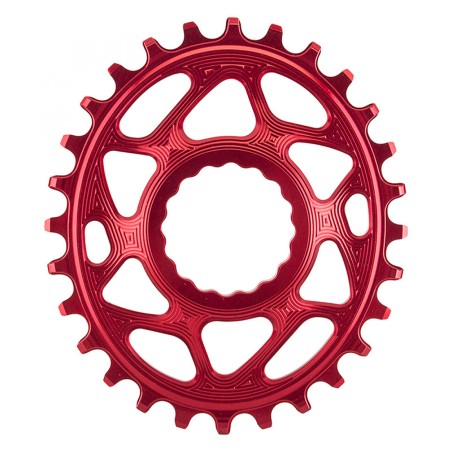 PL.AB.BL.OVAL 28D DM 6 mm OFFSET RACEFACE 1x10-12V ALU ROUGE - RFOV28RD - 5110846000562