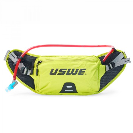 CINTURE D'HYDRATATION USWE ZULO 2 NDM RÉSERVOIR ELITE 1L TUYAU PLUG-N-PLAY JAUNE