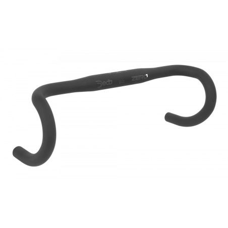 CINTRE DEDA ZERO 1 RHM 460 mm 31.7  NOIR MAT/BLANC - DZ1BOB46 - 8059265683673