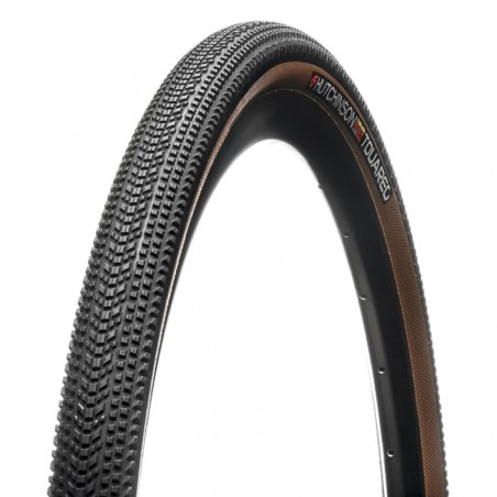 HUTCHINSON TOUAREG - PNEU GRAVEL 700X40 TUBELESS READY HARDSKIN NOIR/MARRON