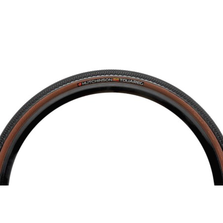 HUTCHINSON TOUAREG - PNEU GRAVEL 700X40 TUBELESS READY HARDSKIN NOIR/MARRON