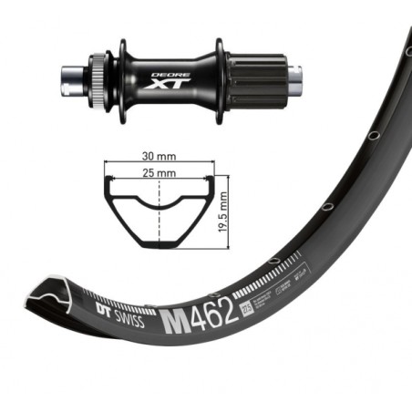 R.AR.27.5  WIN.DT SWISS M462 32TR.DIS.CL DEORE XT FHM 8010 B - 2146836100 - 4055149264970