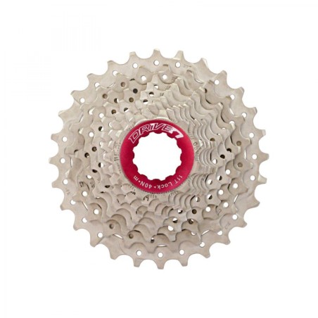 CASSETTE SUN RACE ALUMINIUM MÉTAL ROUGE 10V.(11-25) - CSRX0 TAQ-BOX M - 4710944256772