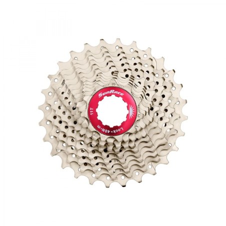 CASSETTE SUNRACE ALUMINIUM MÉTAL ROUGE 11 V.(11-28) - CSRX1 EAS-BOX M - 4710944255393
