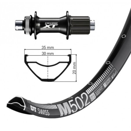 R.AR.27.5  WIN.DT SWISS M502 32TR.DIS.CL DEORE XT FHM 8010 B - 2146837100 - 4055149264987