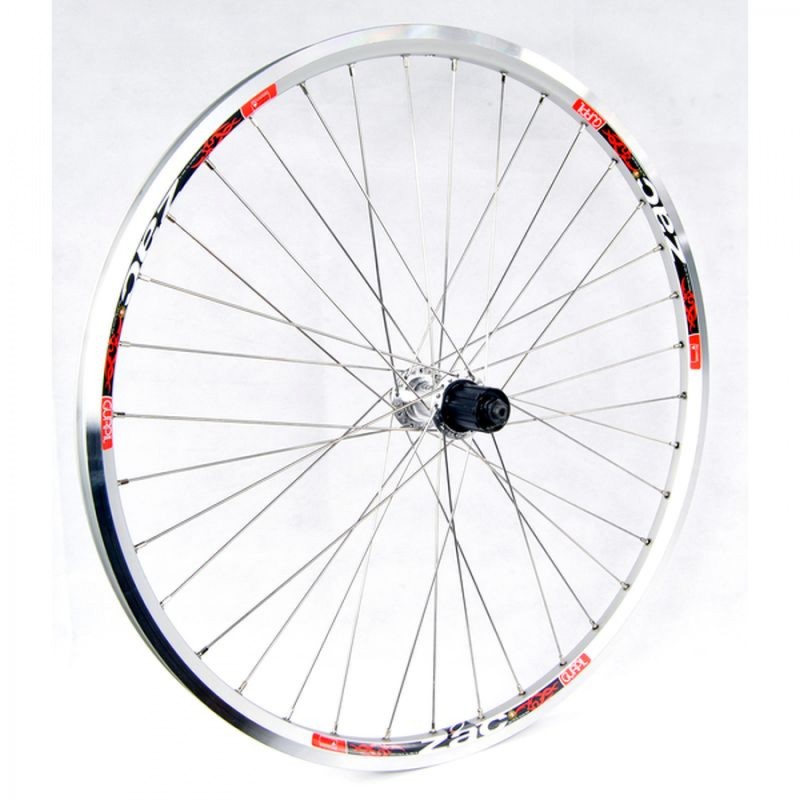 ROUE ARRIÈRE GURPIL 26" ALUMINIUM ZAC CASSETTE 8V ARGENT - 30033 - 8420011300333