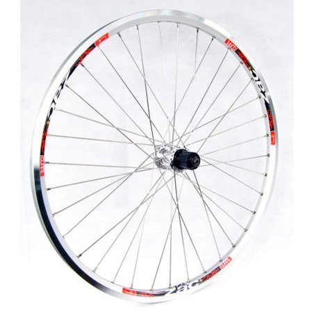 ROUE ARRIÈRE GURPIL 26" ALUMINIUM ZAC CASSETTE 8V ARGENT - 30033 - 8420011300333