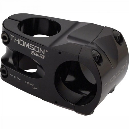 POTENCE THOMSON ELITE X4 A-HEAD 1 1/8   35.0 40mm 0º ALU NOI - 115101-77-BK - 875850007321