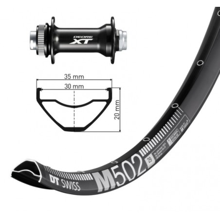 R.AV.29  WINO.DT SWISS M502 32TR.DIS.CL DEORE XT HBM 8010 BO - 2146857000 - 4055149264925