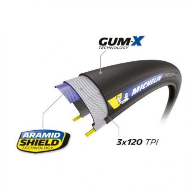 PNEU ROUTE MICHELIN POWER CUP NOIR TUBELESS 700X25