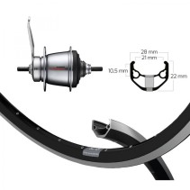 R.AR.28x1.75 WINORA RYDE ZAC 421 36TR.RÉTROPED.SHI.128 7V.NR - 2146511800 - 4055149269494