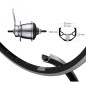 R.AR.28x1.75 WINORA RYDE ZAC 421 36TR.RÉTROPED.SHI.128 7V.NR - 2146511800 - 4055149269494