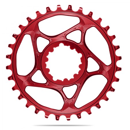 PLATEAU ABSOLUTE BLACK 30D DIRECT M.SRAM 1x10-12V ALU ROUGE - SR30RD - 5110846000074