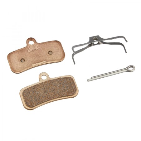 Plaquette de frein vtt Shimano xtr m9120  xt m8120-m8020 slx m7120 saint m820-m640-810 et mt520-420 (Shimano origine metal) -