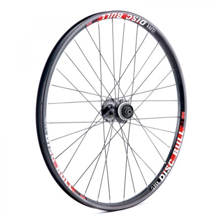 ROUE AV.GURPIL 26" À DISQUE BULL SHIM.M495 CENTER LOCK NOIRE - 501979 - 8420015019798